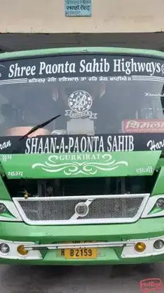 Shree Paonta Sahib Highways Bus-Front Image