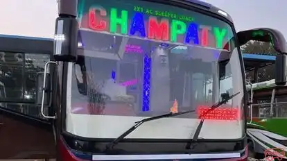 Champaty Travels Bus-Front Image