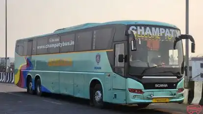 Champaty Travels Bus-Front Image