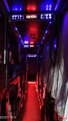 Diamond tours and travels  Bus-Seats layout Image