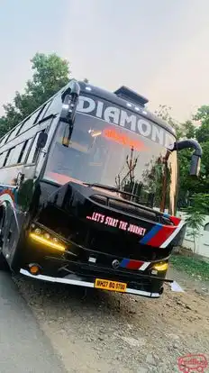 Diamond tours and travels  Bus-Front Image