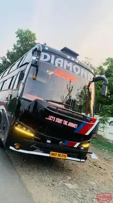Diamond tours and travels  Bus-Front Image