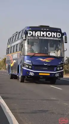 Diamond tours and travels  Bus-Front Image