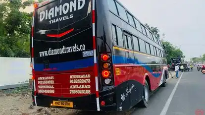 Diamond tours and travels  Bus-Front Image