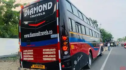 Diamond tours and travels  Bus-Side Image