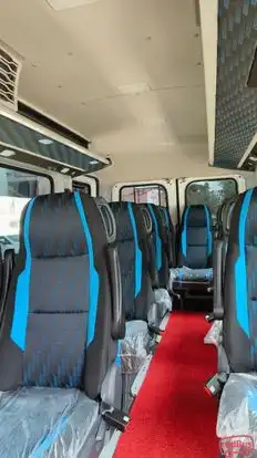 Delhi tour and travels Bus-Seats layout Image
