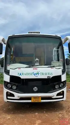 Paradise Tours N Travels Bus-Front Image