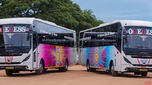 Oneness Tours And Travels Bus-Front Image