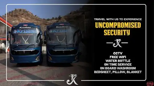 Krishna Bus (Sai yatra company) Bus-Front Image