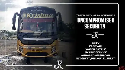 Krishna Bus (Sai yatra company) Bus-Front Image