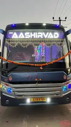 New Ashirvad Travels  Bus-Front Image