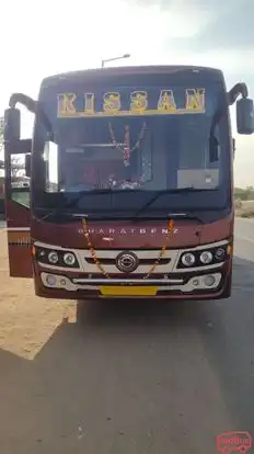 Kissan Travels Bus-Front Image