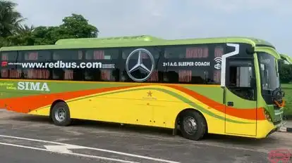 PRATYUSHA TRAVELS Bus-Side Image