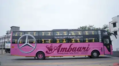 Ambari Travels Bus-Side Image