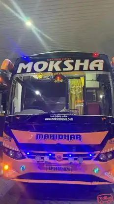Moksha Travels Bus-Front Image