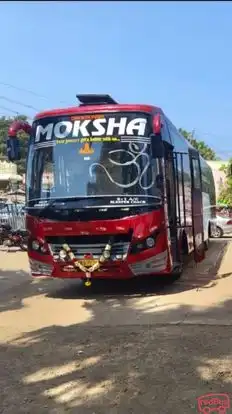 Moksha Travels Bus-Front Image