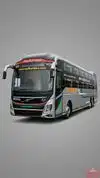 Rajdhani Travels Bus-Front Image