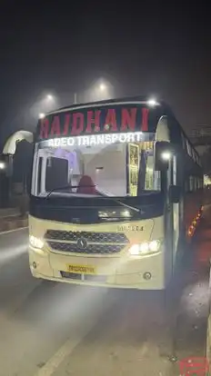 Rajdhani Travels Bus-Front Image