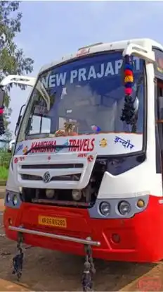 New Prajapat Travels Bus-Front Image