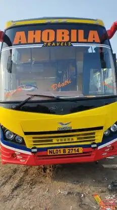 Ahobila Travels Bus-Front Image