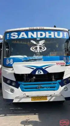 The Sandhu Highways Transport Bus-Front Image