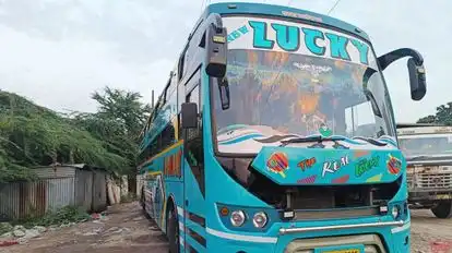 New Lucky Travels Bus-Front Image