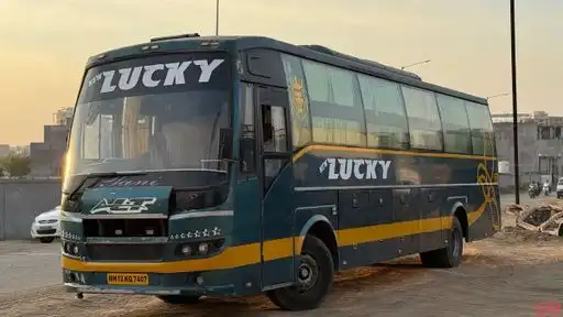 New Lucky Travels Surat Bus-Front Image