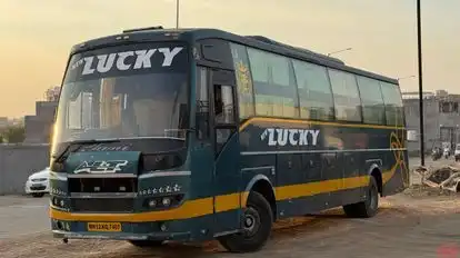 New Lucky Travels Surat Bus-Front Image