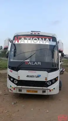 National (Lucky) Travels Bus-Front Image