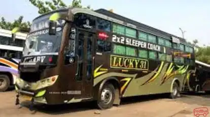 National (Lucky) Travels Bus-Side Image