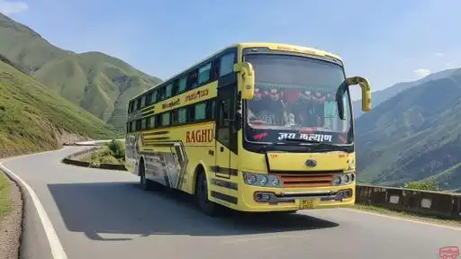 Raghu Travels Bus-Front Image