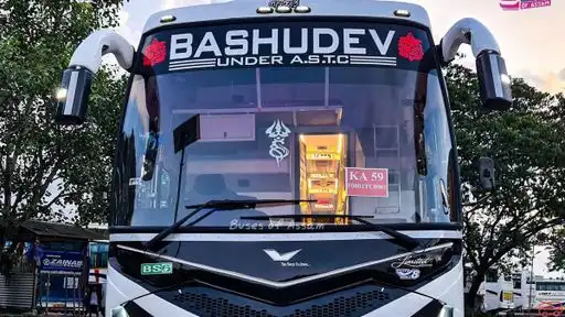 Bashudev Transline (Under ASTC) Bus-Front Image