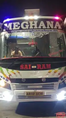 Meghana Travels Bus-Front Image