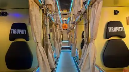 Tirupati Bus Service Bus-Seats layout Image