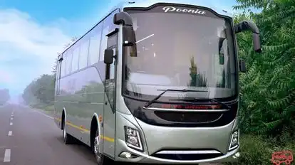 Poonia Transport Bus-Front Image