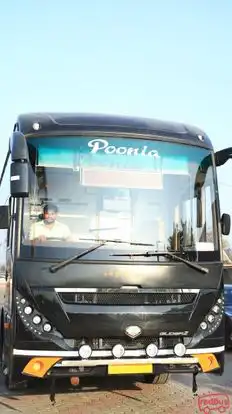 Poonia Transport Bus-Front Image