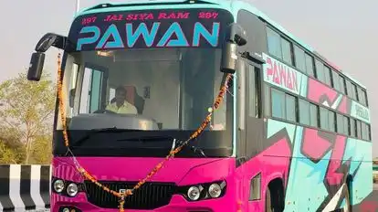 Pawan Travels Balaghat Bus-Front Image