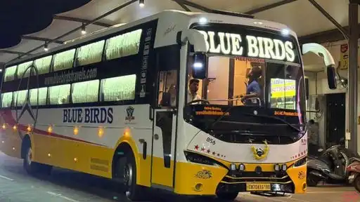 BLUE BIRDS TRAVELS Bus-Front Image