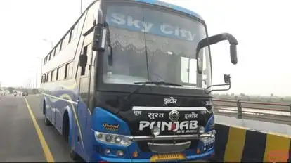 Punjab Travels Bus-Front Image