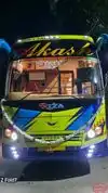 New Akash Travels Bus-Front Image