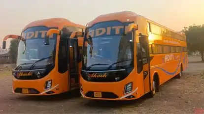 New Akash Travels Bus-Side Image