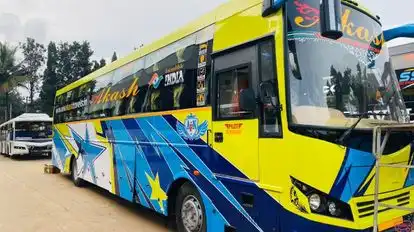 New Akash Travels Bus-Side Image