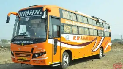 New Akash Travels Bus-Front Image