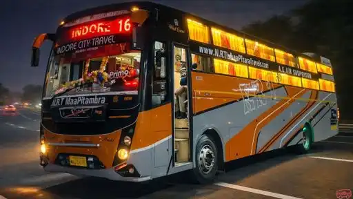 Indore City Travels Bus-Front Image