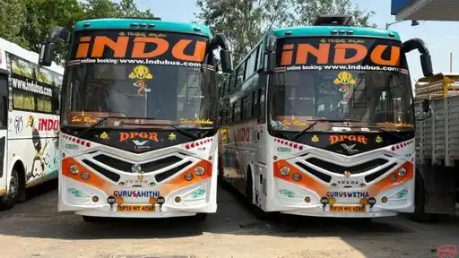 Indu Travels Bus-Front Image