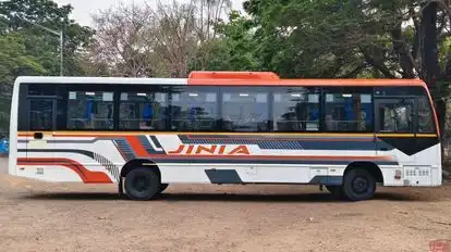 Jinia Travels Bus-Side Image