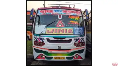 Jinia Travels Bus-Front Image