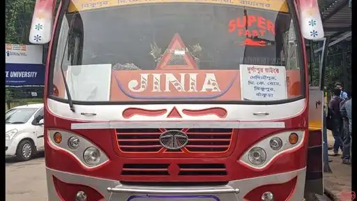 Jinia Travels Bus-Front Image