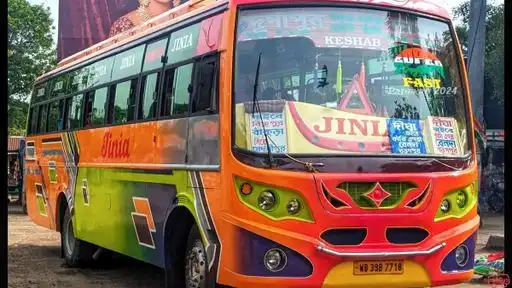 Jinia Travels Bus-Front Image