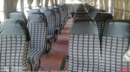 Adinath Holidays Bus-Seats layout Image